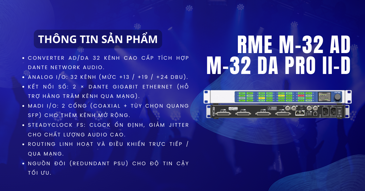 RME M-32 AD Pro II-D / M-32 DA Pro II-D