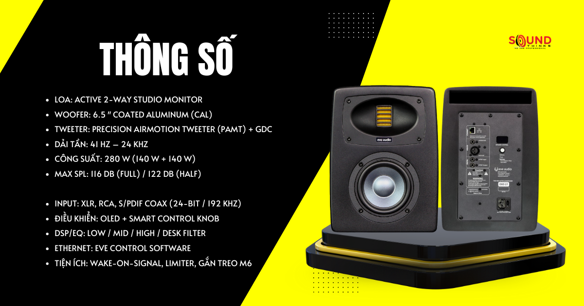 Loa Kiểm Âm EVE Audio EXO 27