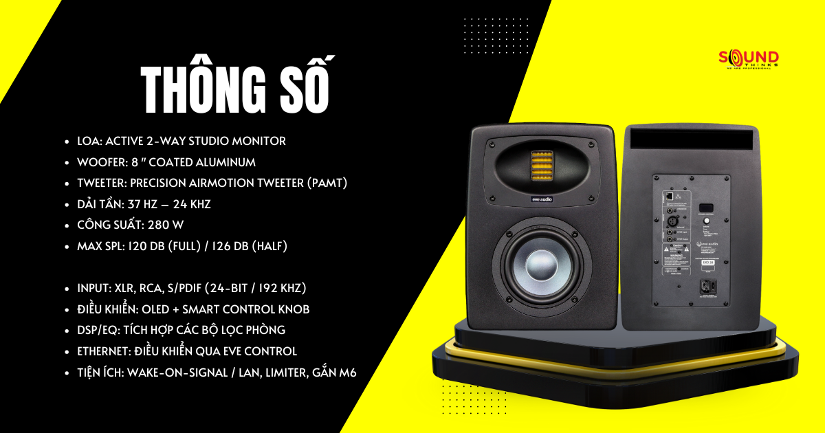 Loa Kiểm Âm EVE Audio EXO 28