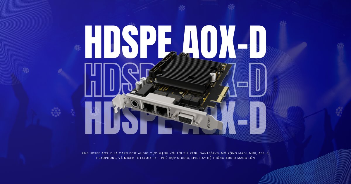RME HDSPe AoX-D