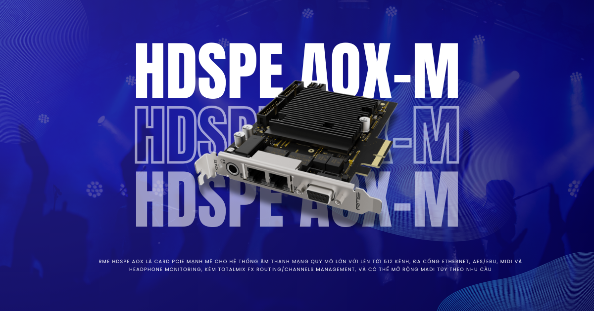 RME HDSPe AoX-M