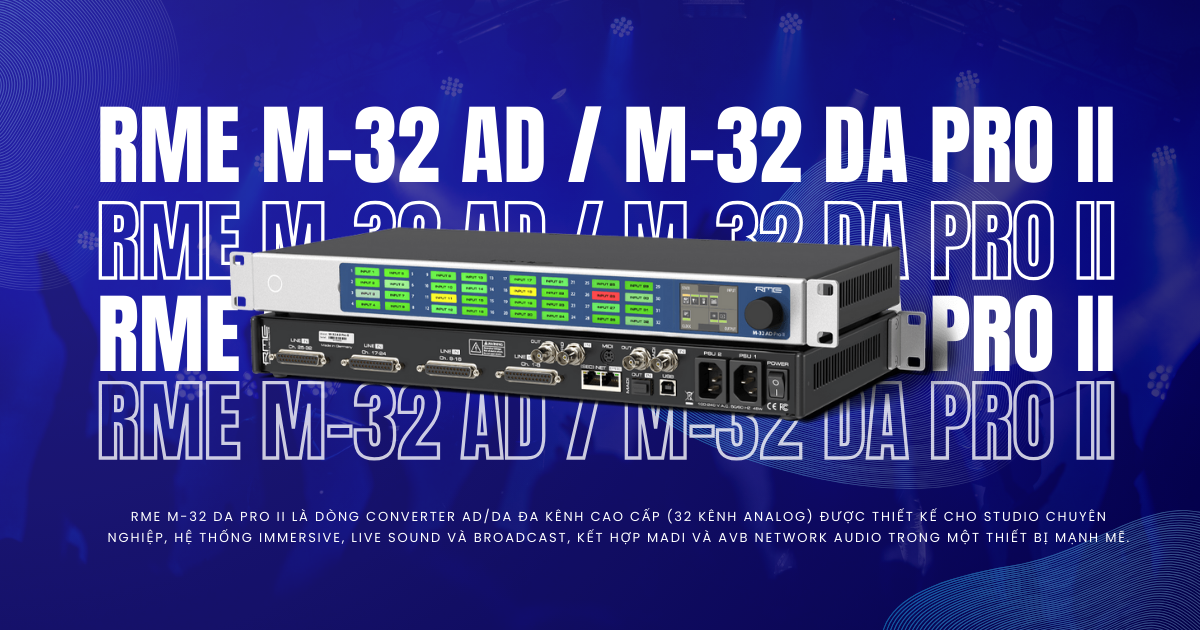 RME M-32 AD Pro II & M-32 DA Pro II