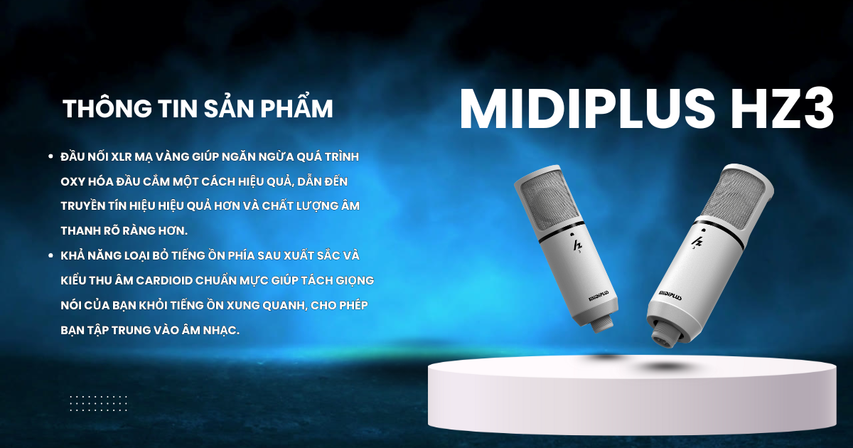 Microphone Midiplus Hz3