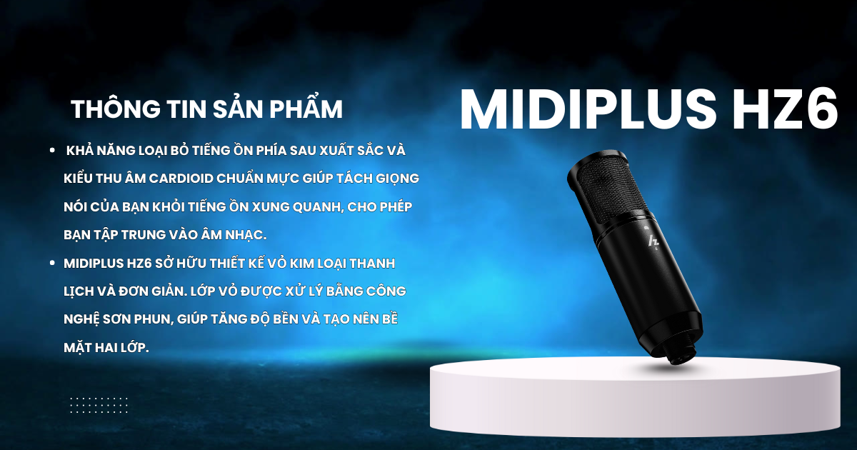 Microphone Midiplus Hz6