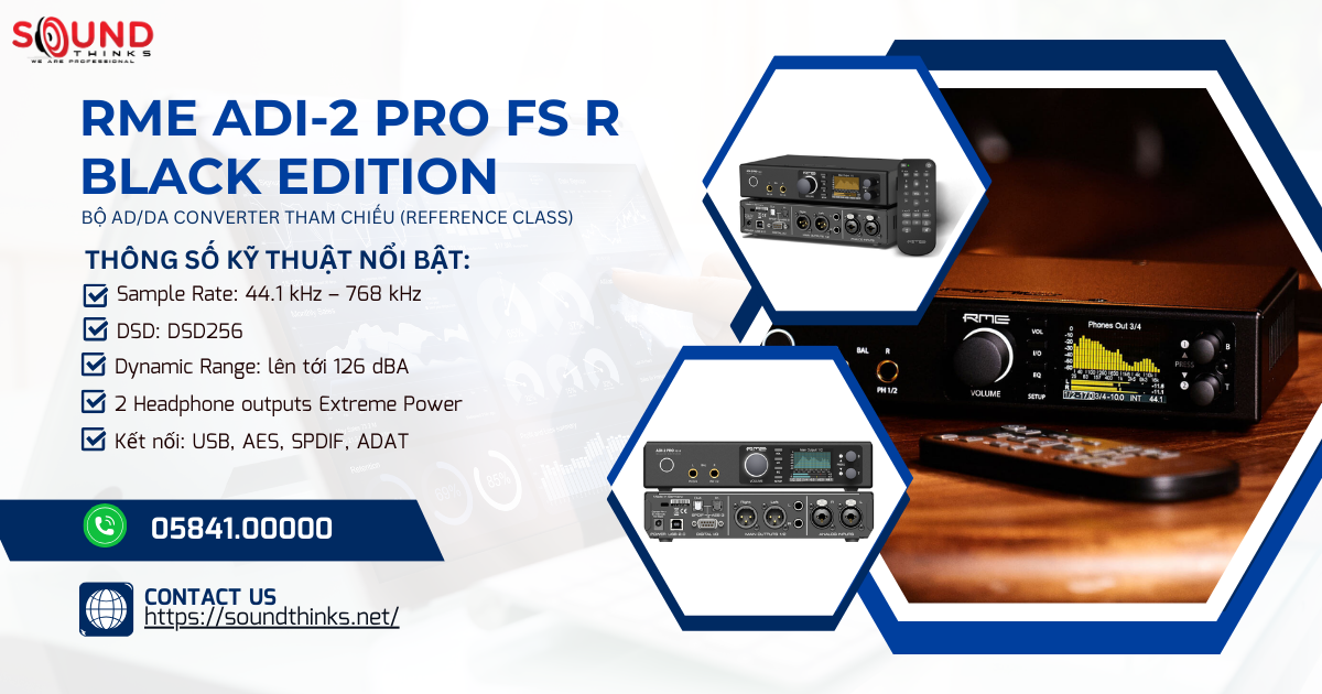 RME ADI-2 Pro FS R Black Edition