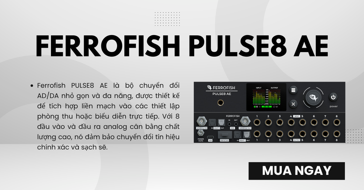 Ferrofish PULSE8 AE