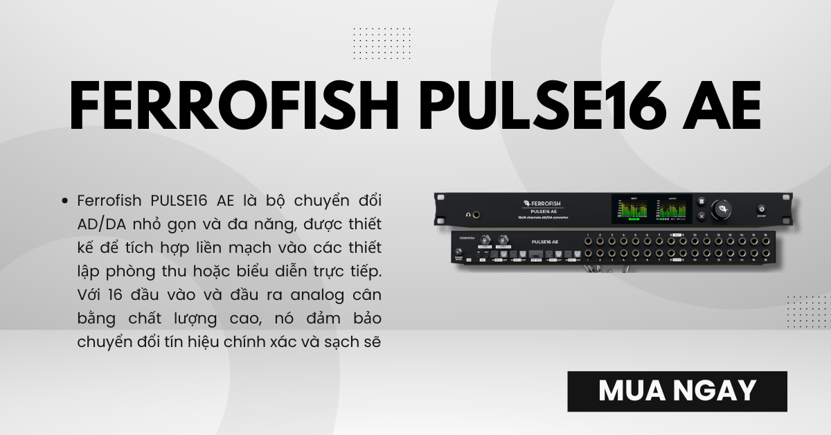 Ferrofish PULSE16 AE