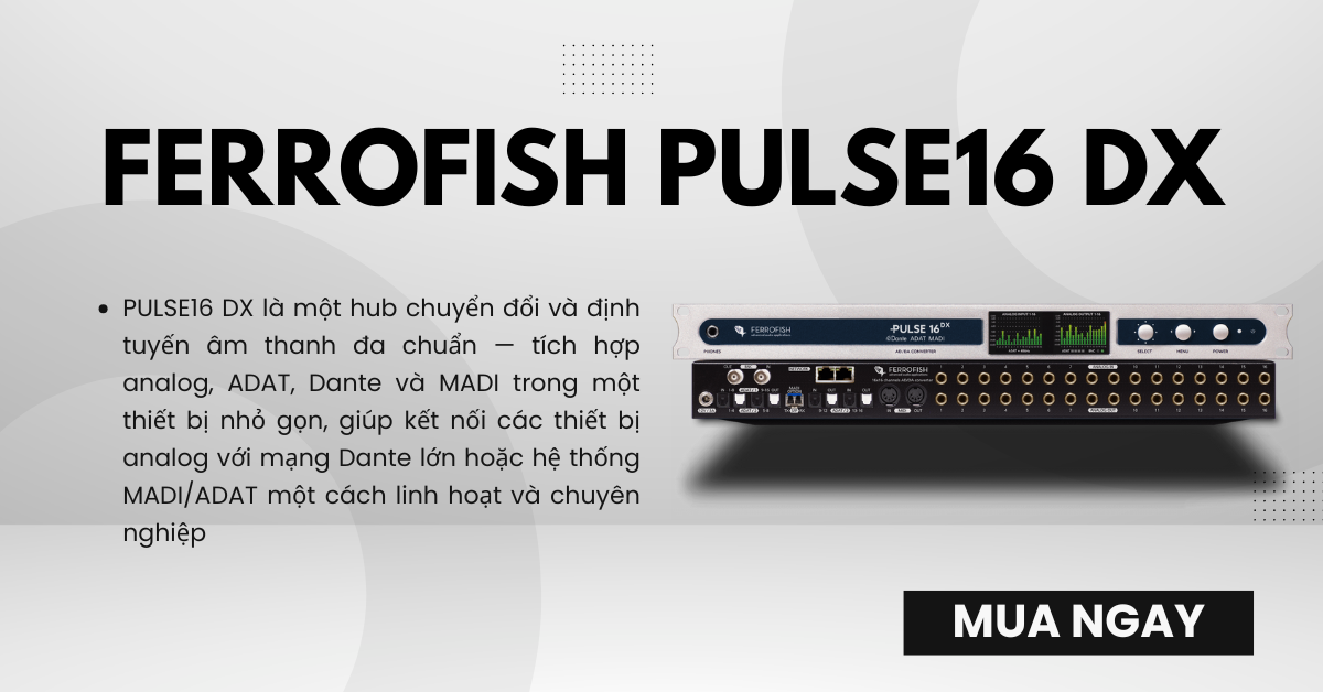 Ferrofish Pulse16 DX