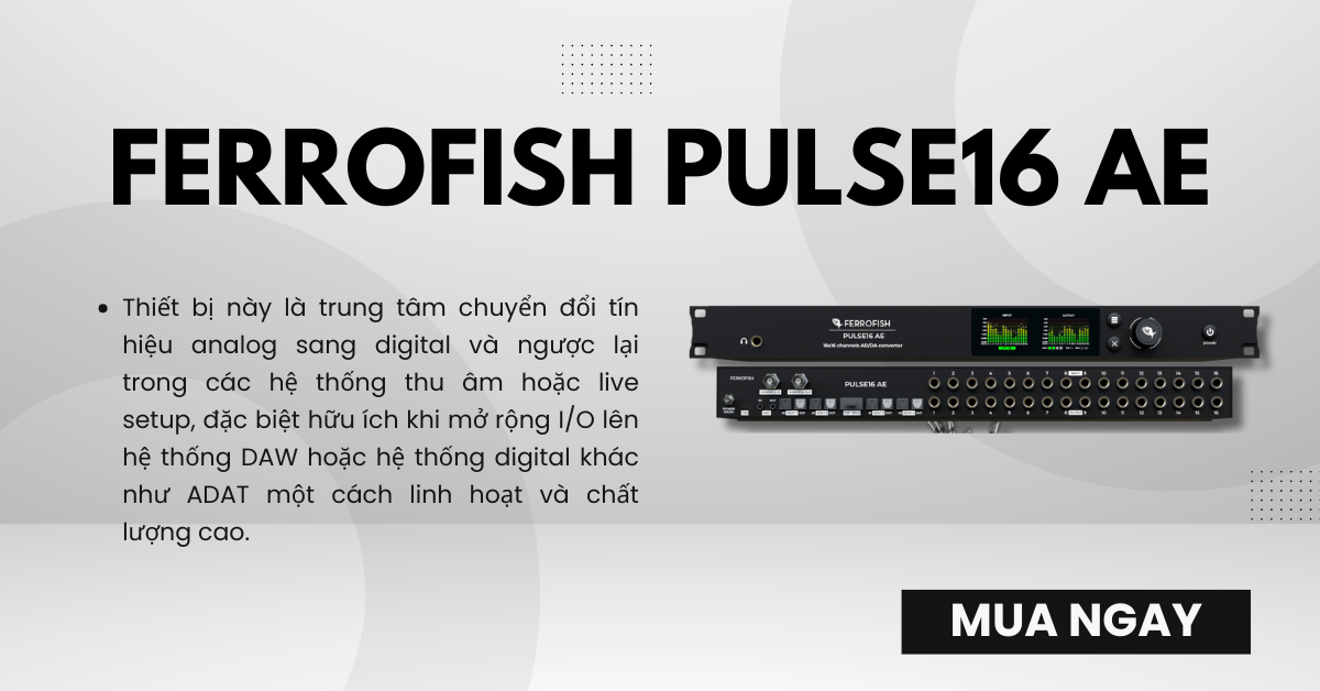 Ferrofish PULSE16 AE