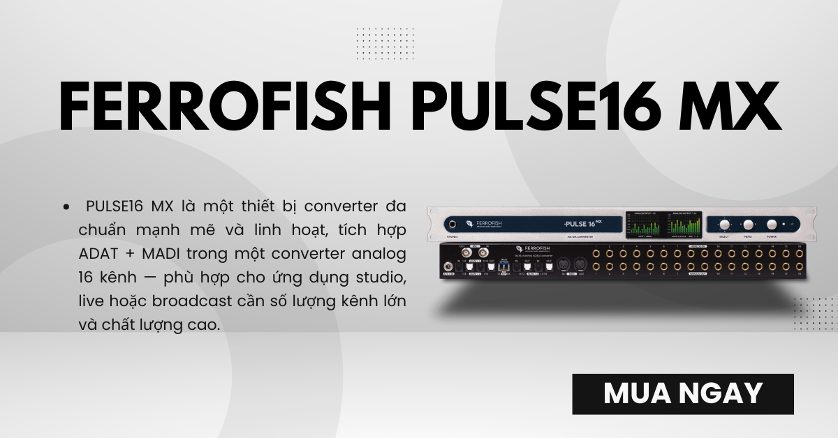 Ferrofish Pulse16 MX