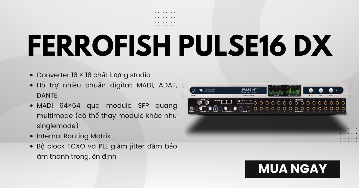 Ferrofish Pulse16 DX