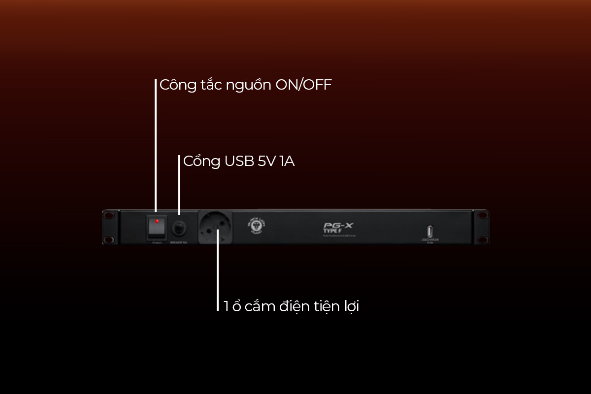 Mặt trước của PG-X Type F 