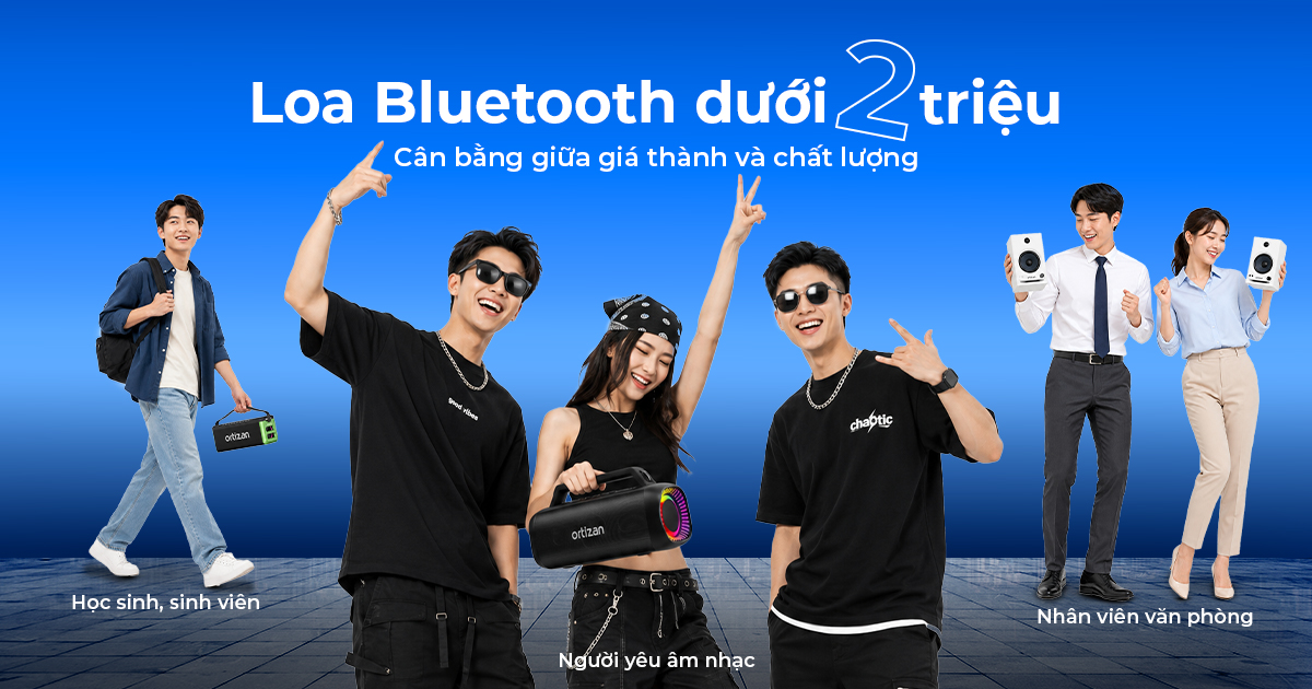 Loa Bluetooth dưới 2 triệu