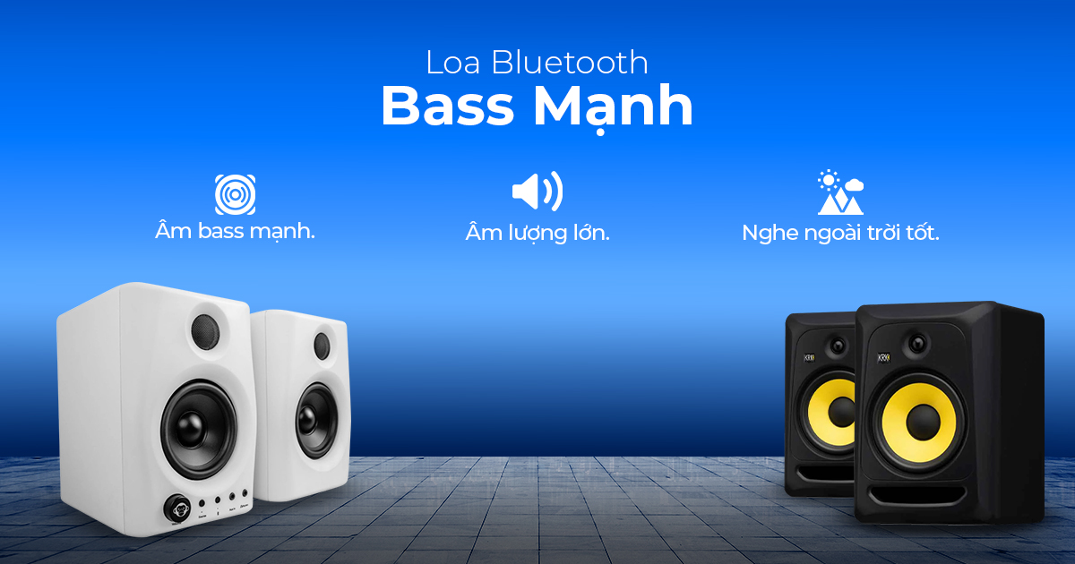 Loa Bluetooth Bass Mạnh