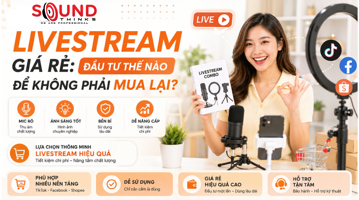 Combo livestream giá rẻ: Đầu tư thế nào để không phải mua lại?