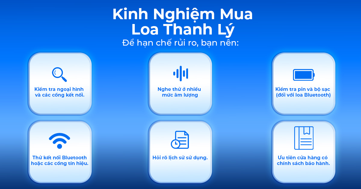 Hướng Dẫn Chọn Loa Thanh Lý Phù Hợp Với Nhu Cầu Và Ngân Sách