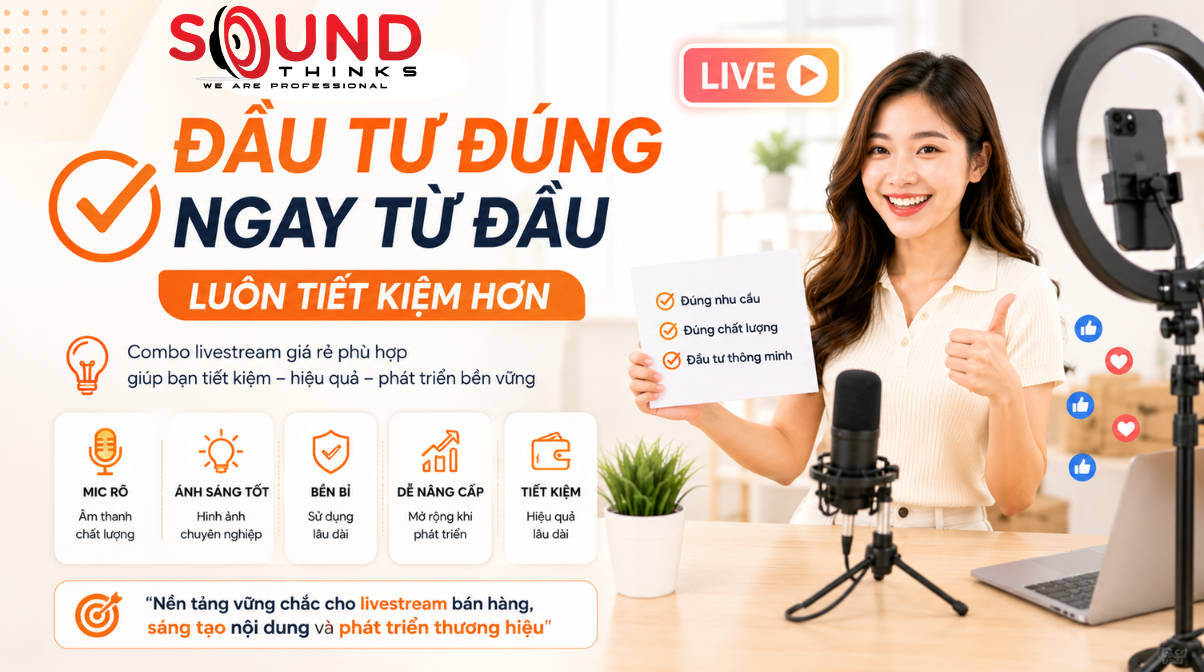 Combo livestream giá rẻ: Đầu tư thế nào để không phải mua lại?