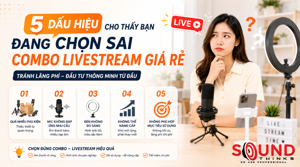 Combo livestream giá rẻ: Đầu tư thế nào để không phải mua lại?