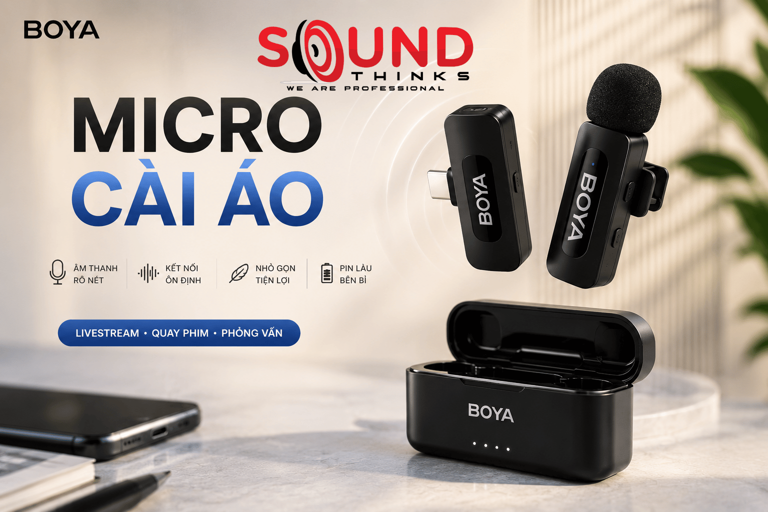 Boya By-v Series