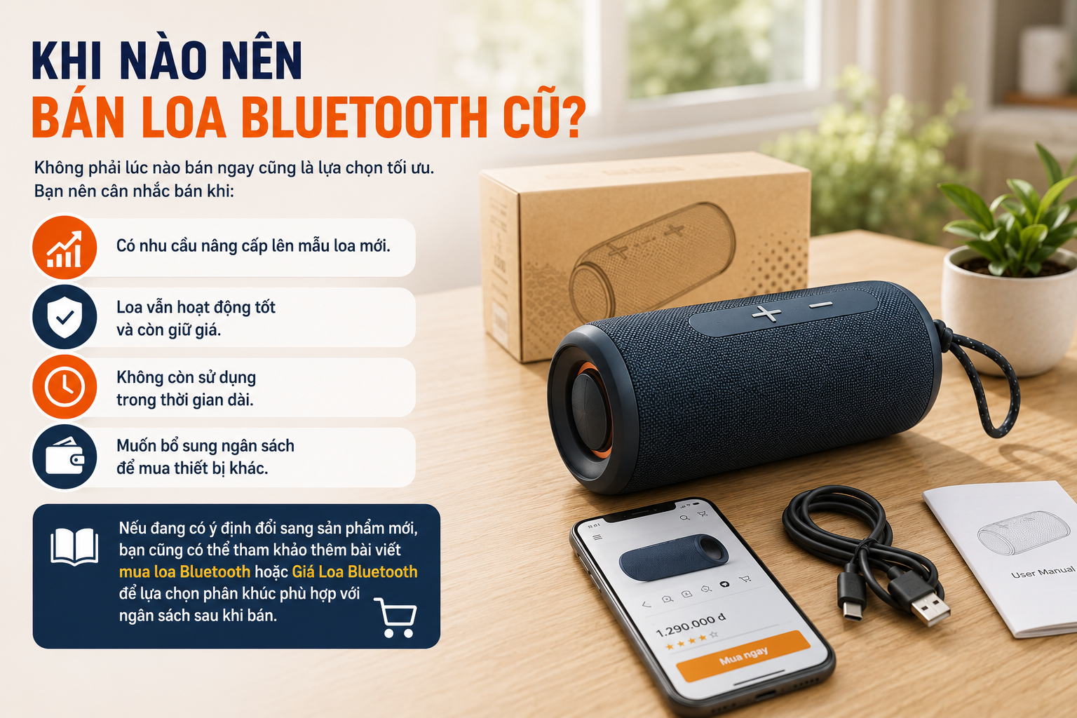 Bán Loa Bluetooth Cũ Bao Nhiêu Là Hợp Lý? Cách Định Giá Theo Tình Trạng Sản Phẩm