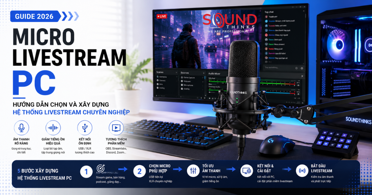 Micro livestream PC: Đắt tiền chưa chắc mang lại âm thanh tốt hơn