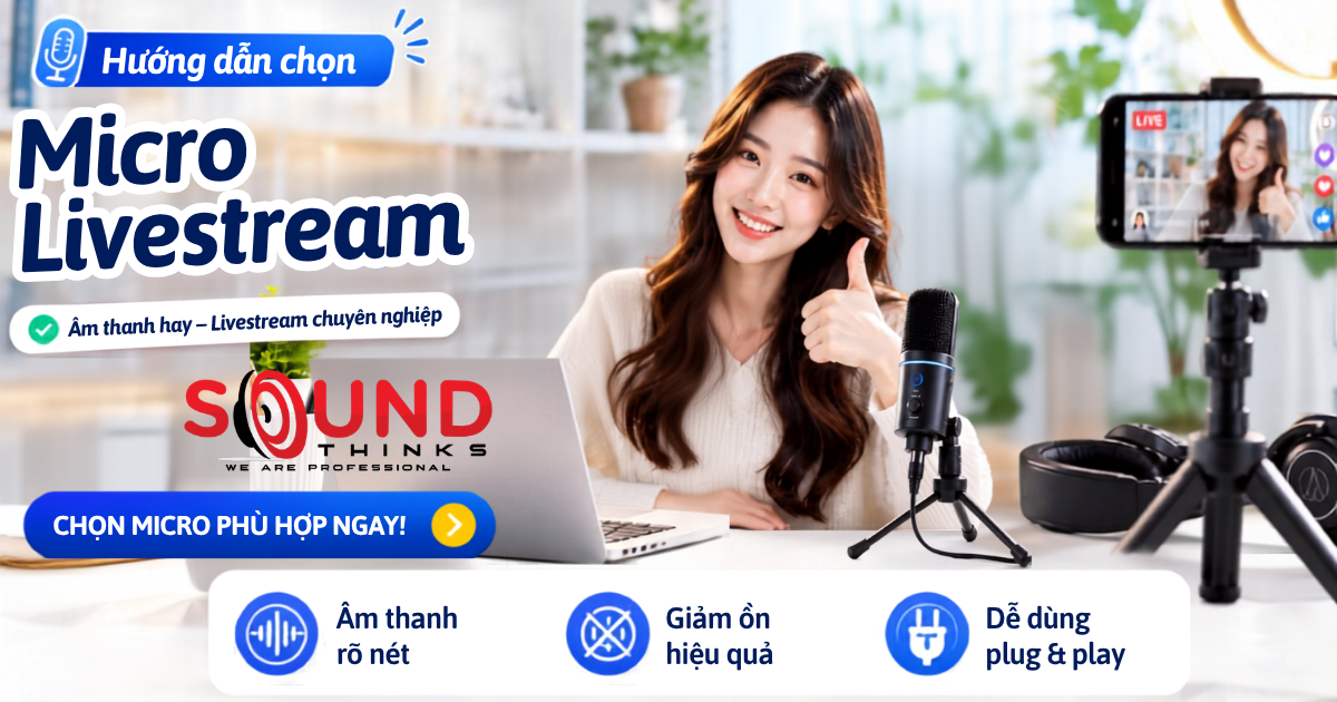 Hướng dẫn chọn micro livestream chuẩn năm 2026: 10 tiêu chí giúp bạn đầu tư đúng ngay từ đầu
