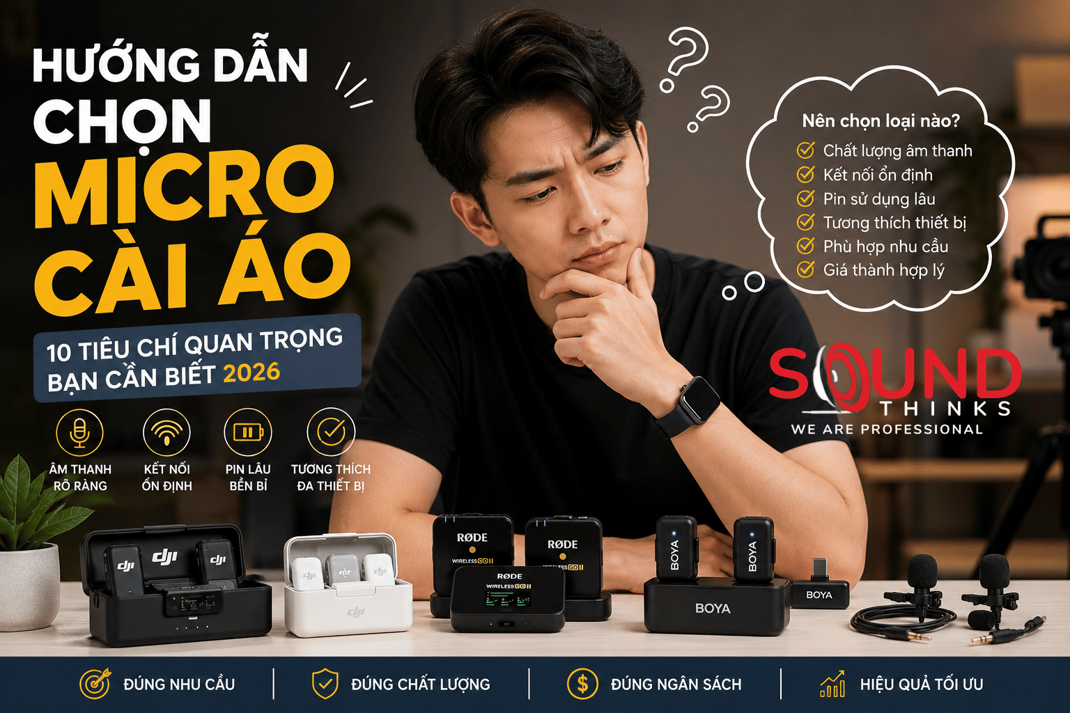 Hướng Dẫn Chọn Micro Cài áo