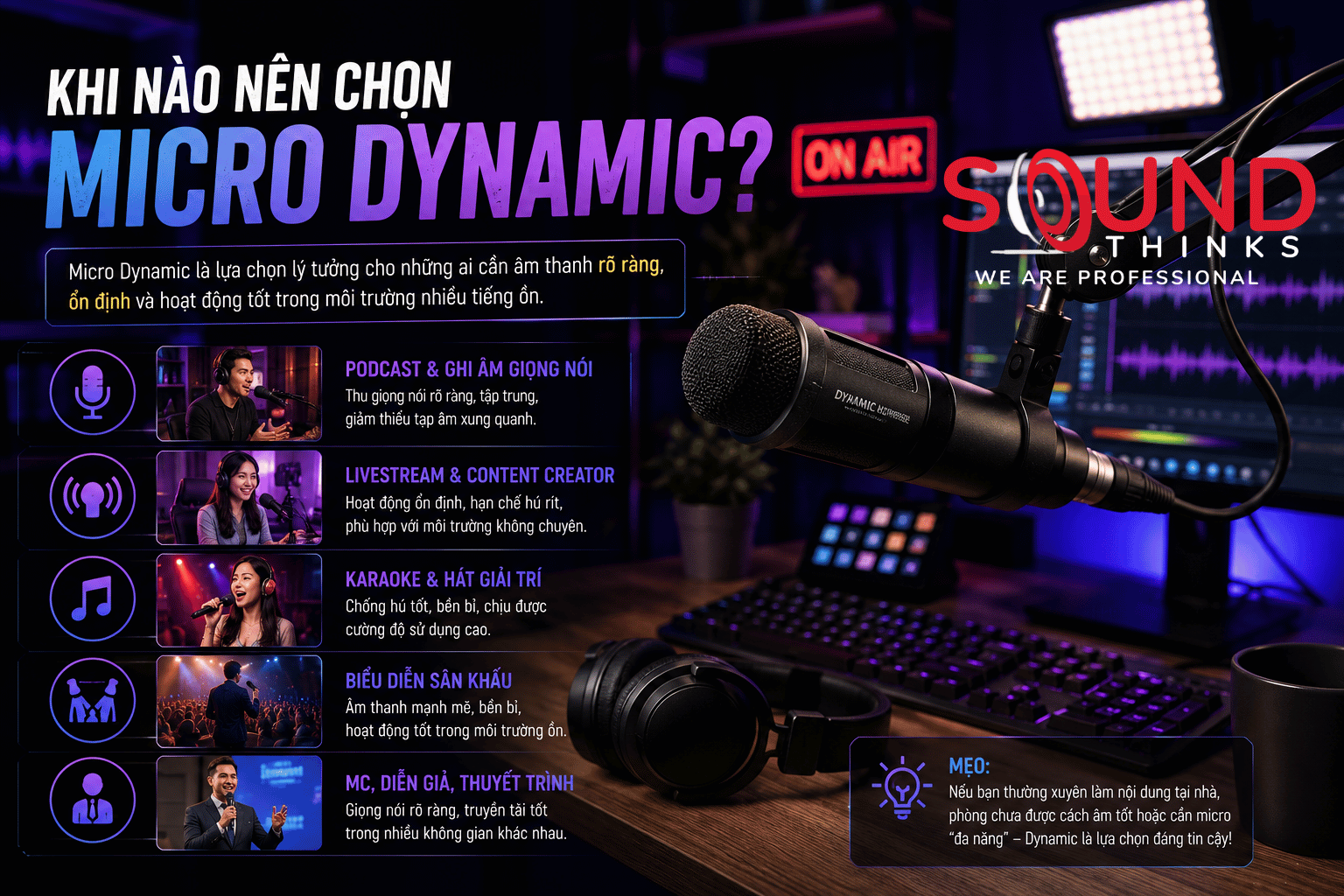 Khi Nào Nên Chọn Micro Dynamic