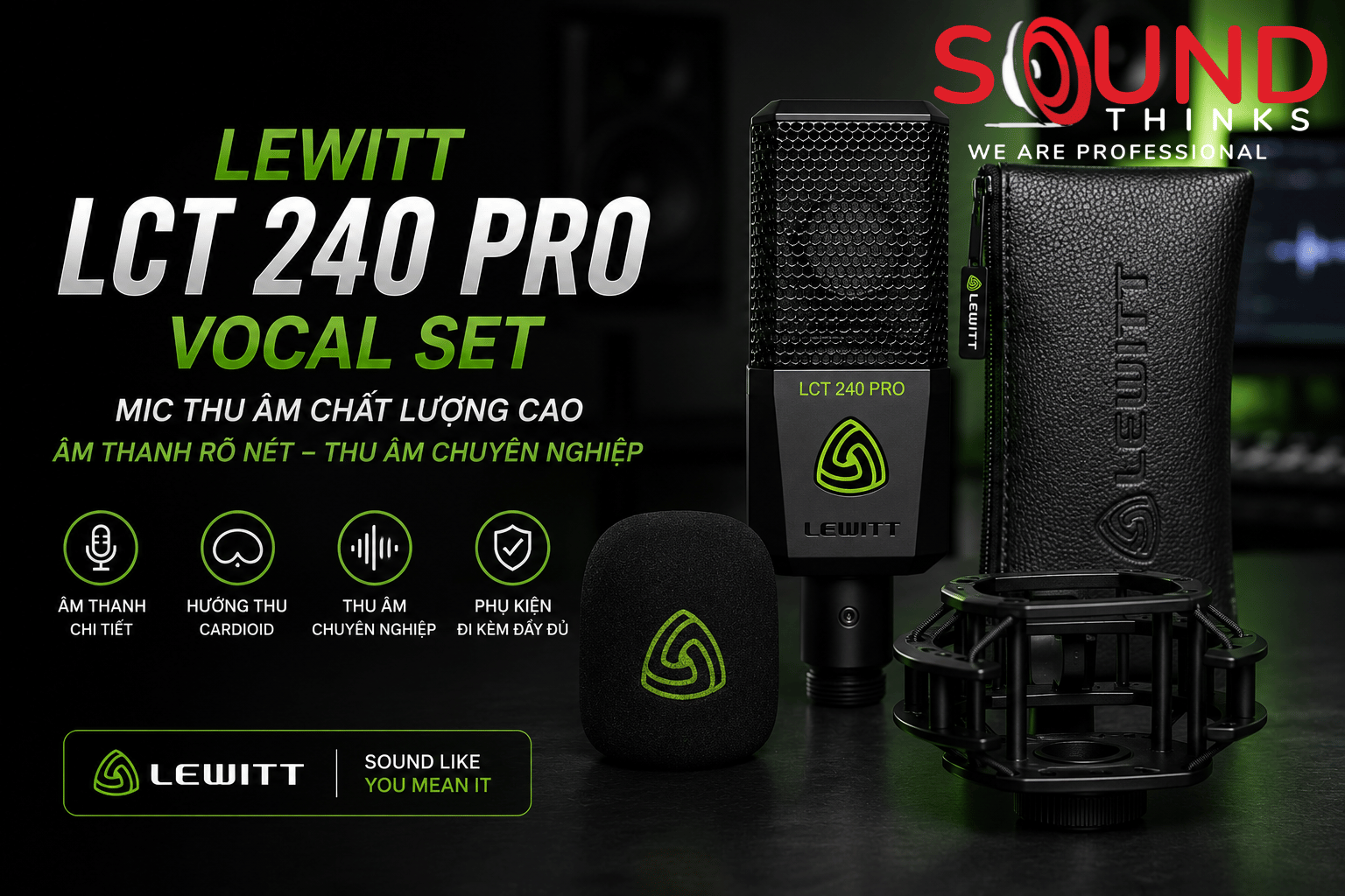 Lewitt Lct 240 Pro Vocal Set