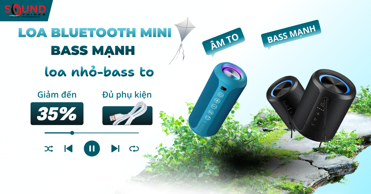 Loa Bluetooth Mini Bass Mạnh