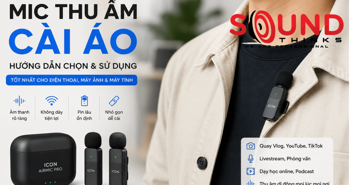 Mic Thu âm Cài áo