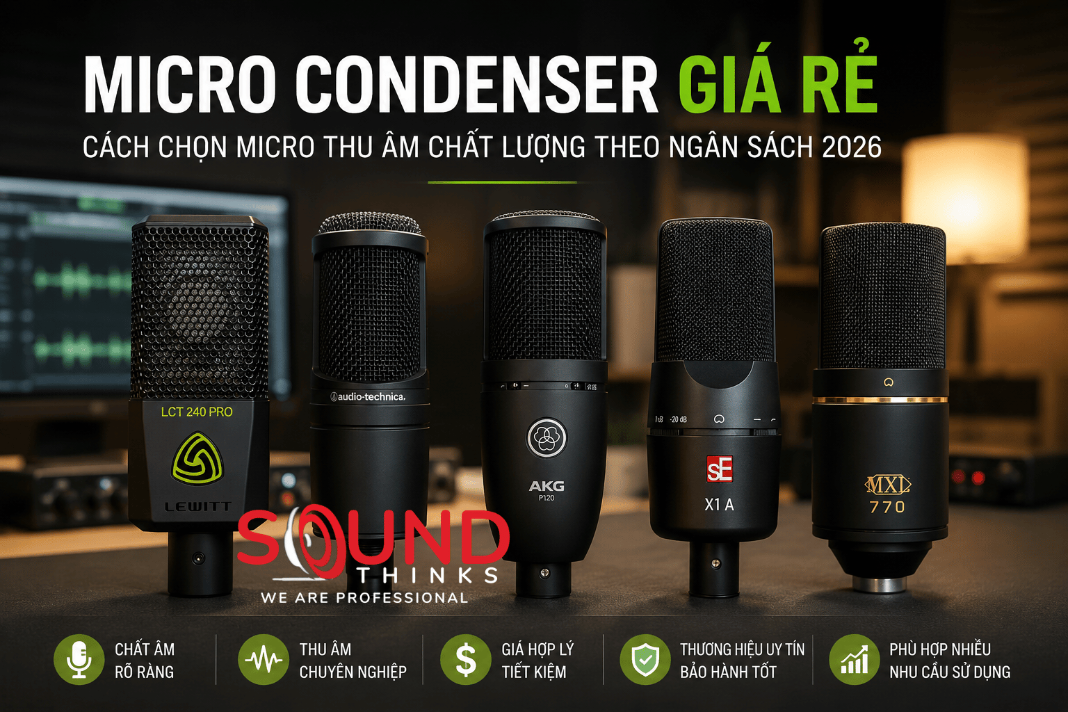 Micro Condenser Giá Rẻ