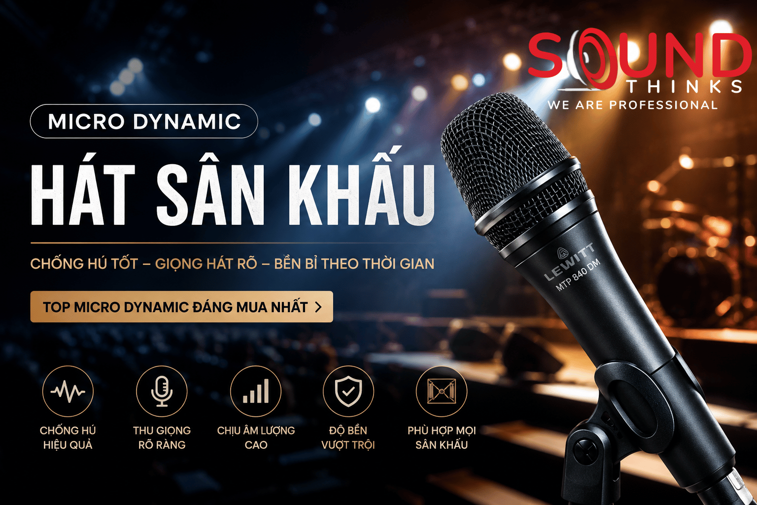 Micro Dynamic Hát Sân Khấu