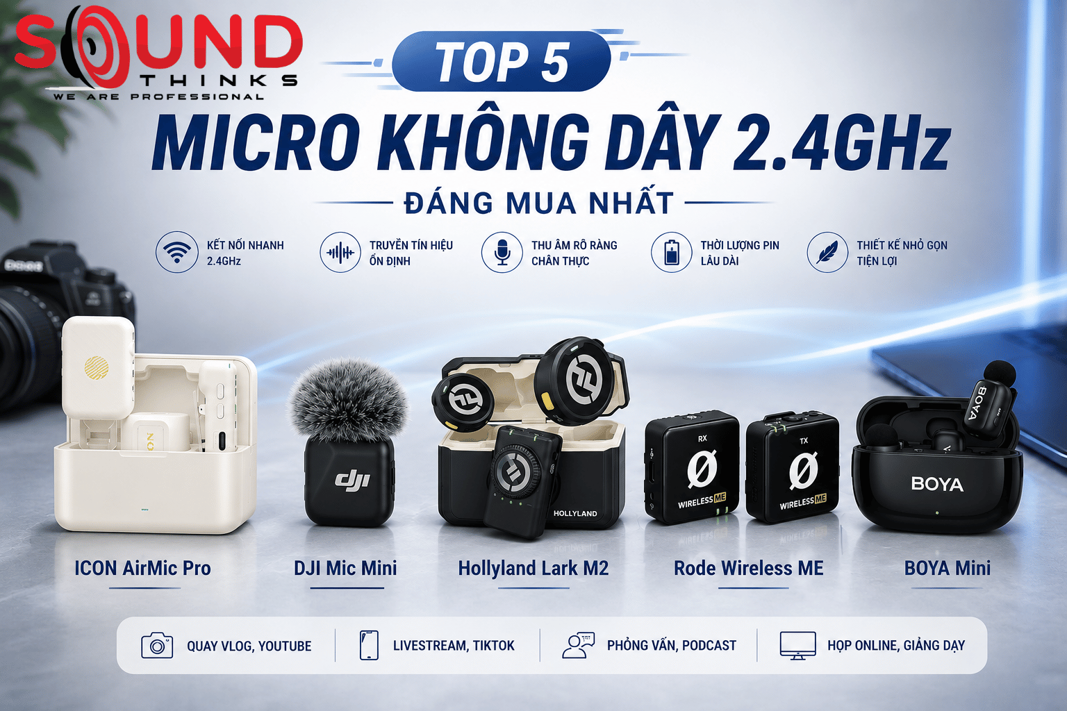 Micro Không Dây 2.4ghz
