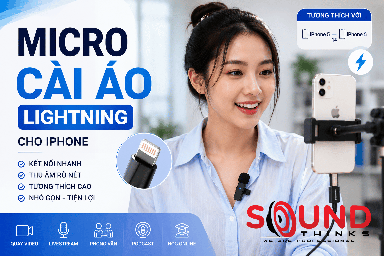 Micro Cài áo Lightning