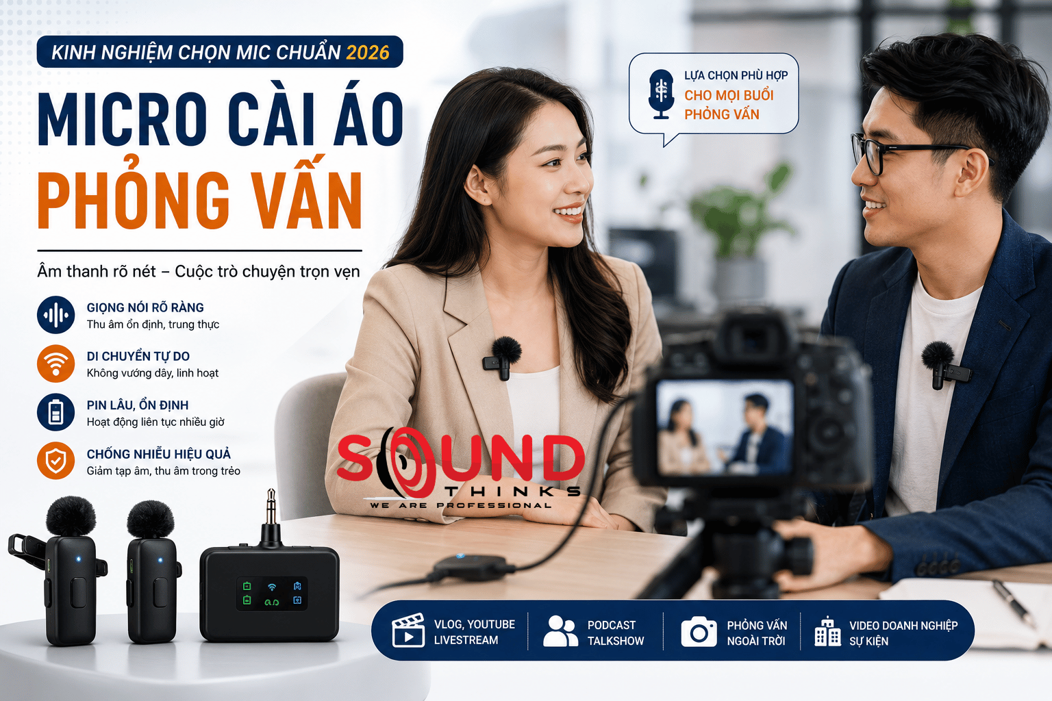 Micro Cài áo Phóng Vấn