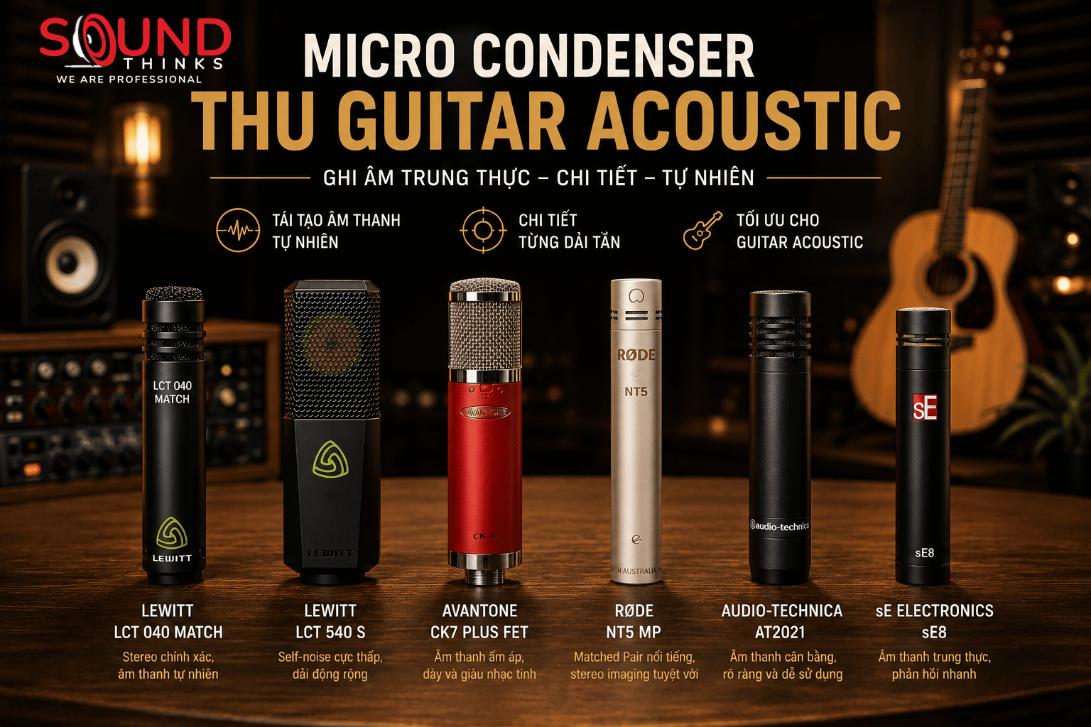 Micro Condenser Thu Guitar