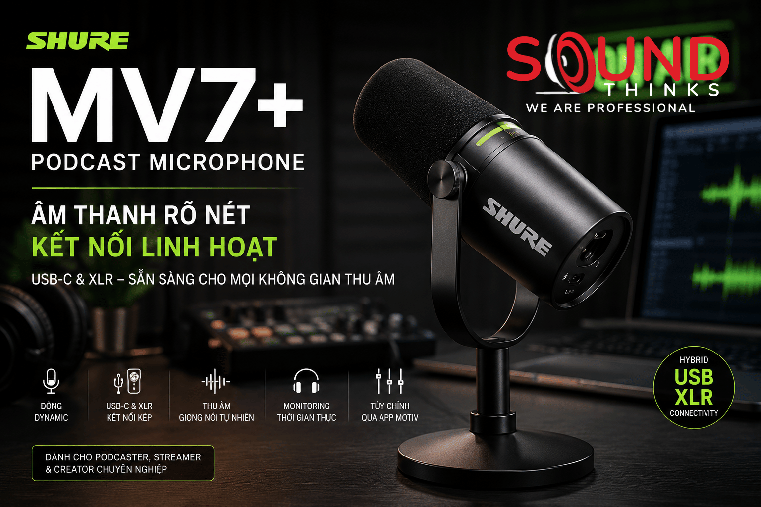 Shure Mv7+