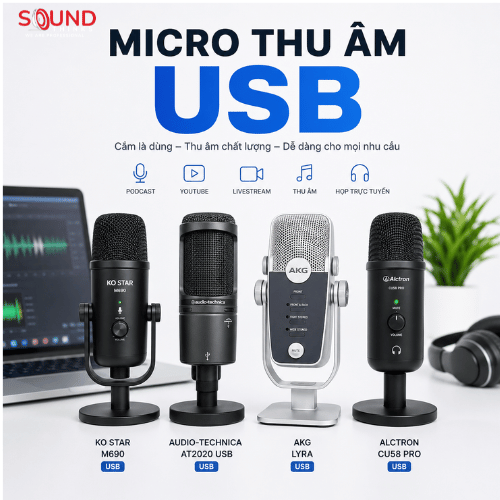 Tìm Hiểu Về Micro Thu âm Usb