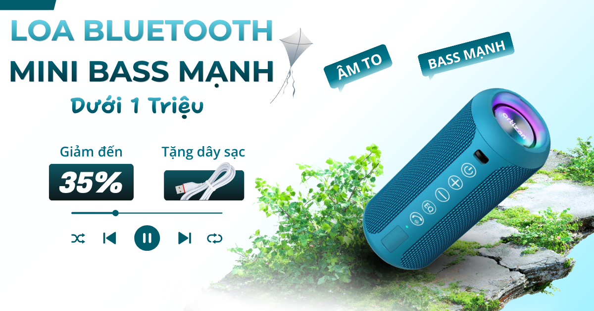 Loa Bluetooth Mini Bass Manh Duoi 1 Trieu