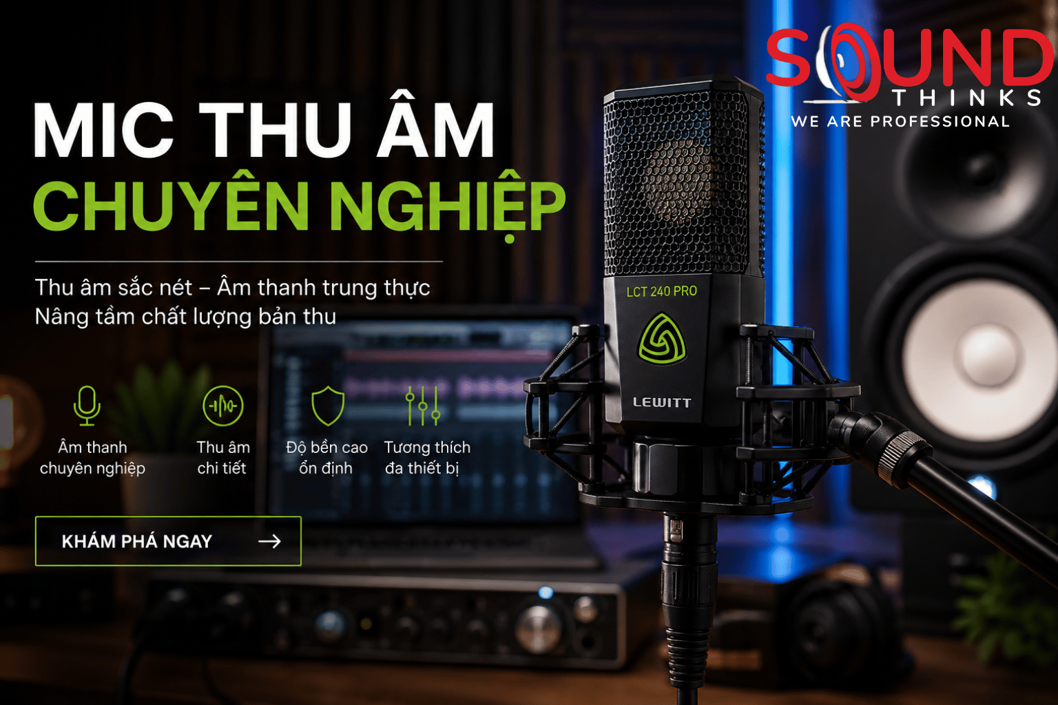 Mic Thu âm Chuyên Nghiệp