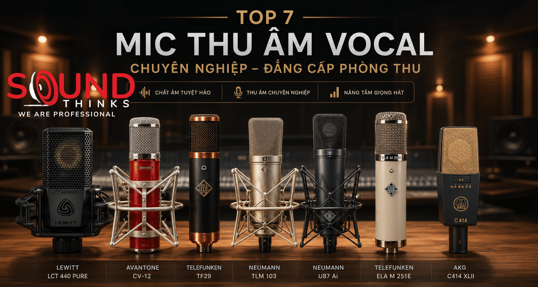 Top7 Mic Thu âm Vocal