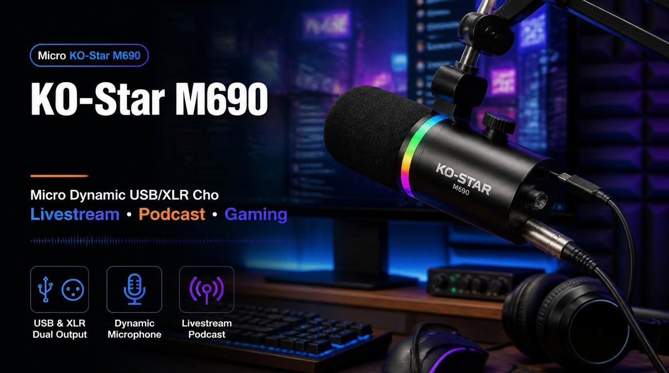 Mic Thu Âm Livestream – Bí Quyết Giữ Chân Người Xem