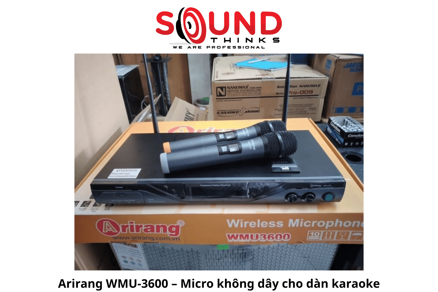 Arirang Wmu-3600 – Micro Không Dây Cho Dàn Karaoke