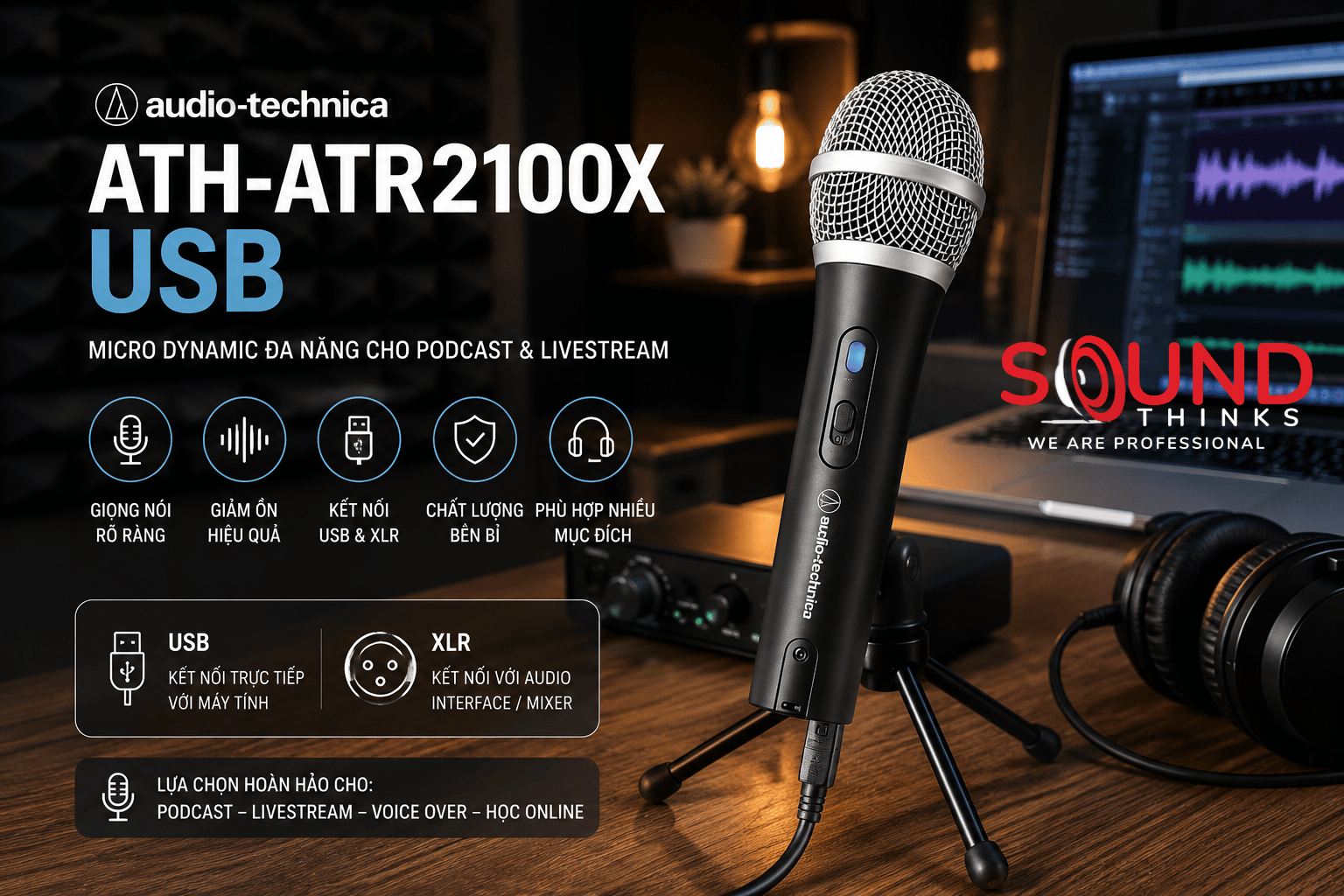 _audio-technica Ath-atr2100x Usb