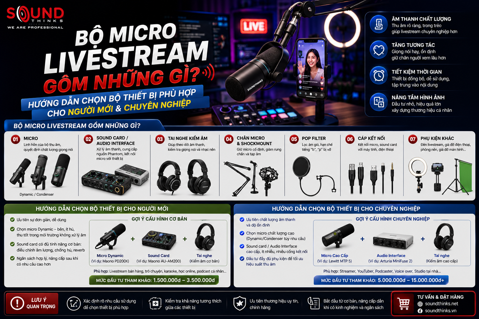 Bộ Micro Livestream