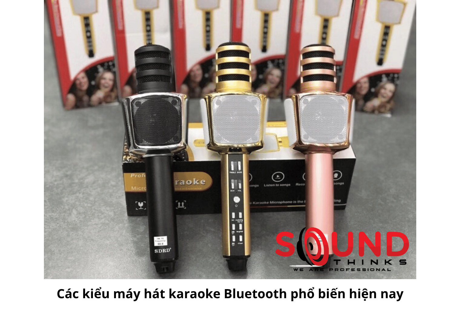 Các Kiểu Máy Hát Karaoke Bluetooth Phổ Biến Hiện Nay