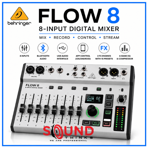 Các Mẫu Mixer Behringer Flow 8 đang Thanh Lý