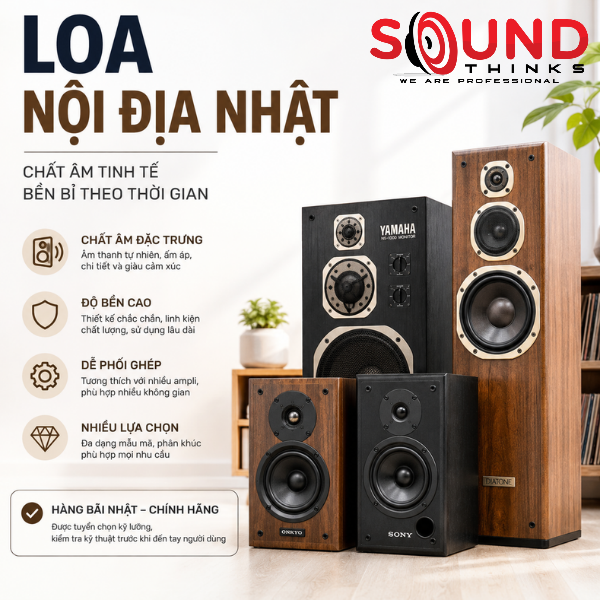 Các Mẫu Loa Nội địa Nhật Phổ Biến
