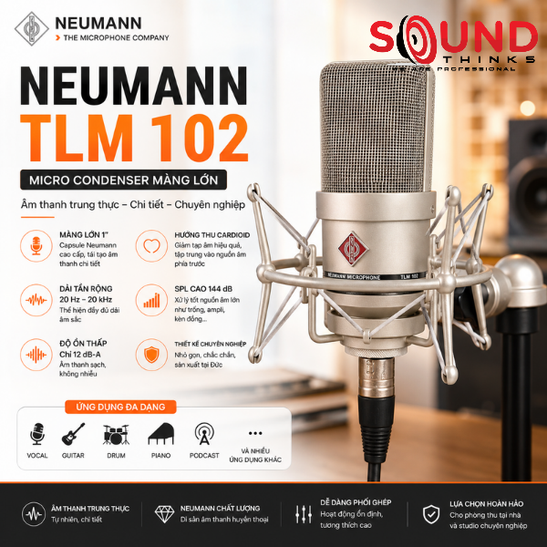 Các Mẫu Micro Neumann Tlm 102 Phổ Biến